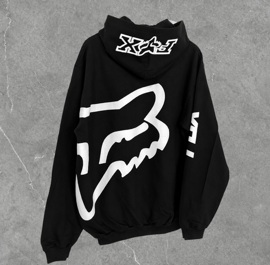 Poleron Fox Rider Black/White